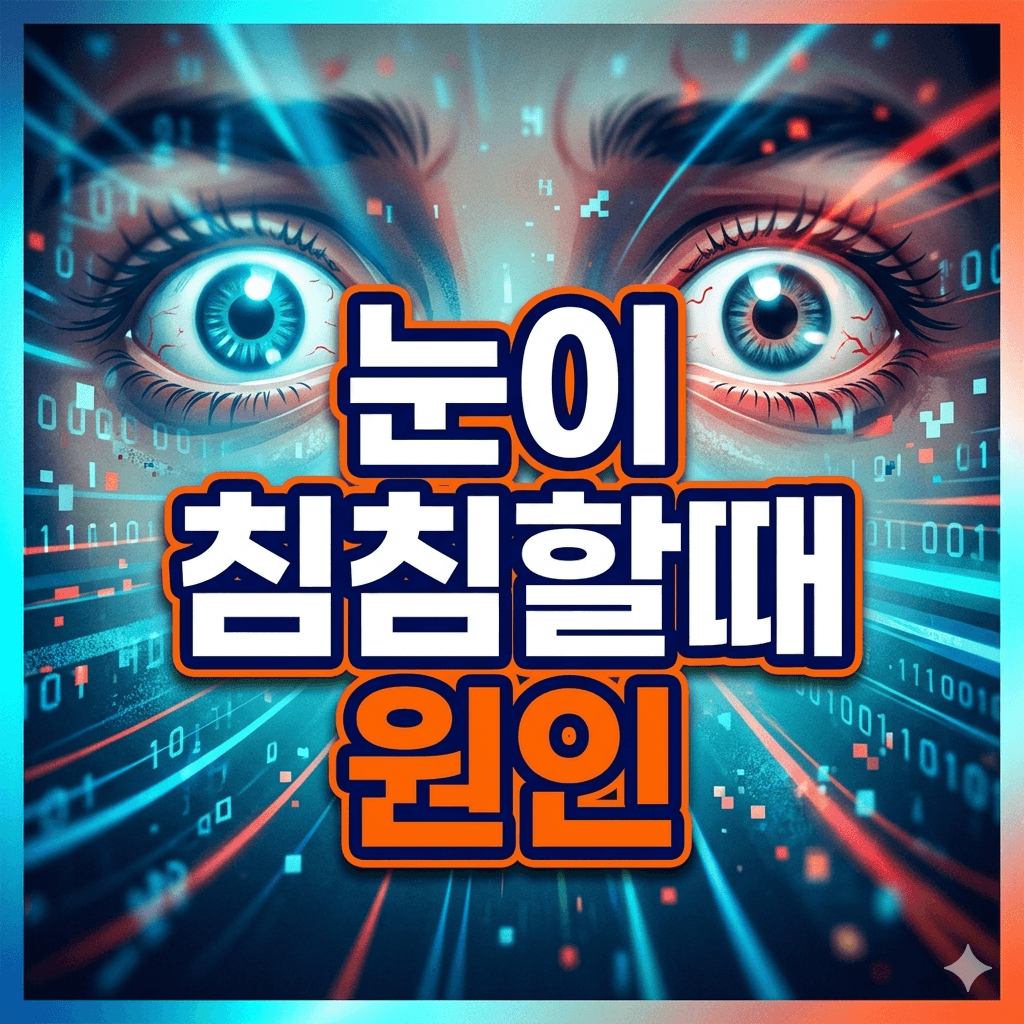 눈이 침침할때 원인